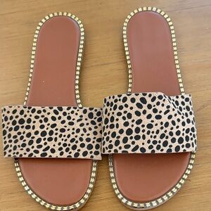 Leopard Print Women's Sandals